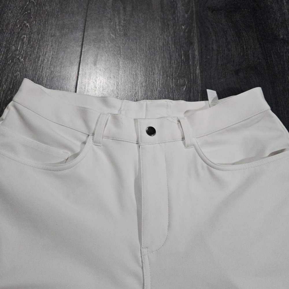 State & Liberty Tech Pant Men 32x26 White Stretch Performance Athletic Fit - Picture 4 of 10